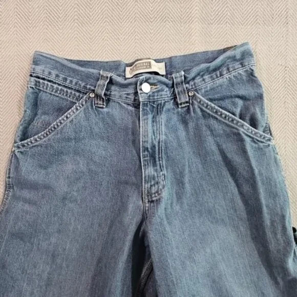 Route 66 Jeans Men's Size 32x34 Light Wash Denim Carpenter Boot Cut 100% Cotton - Picture 10 of 16